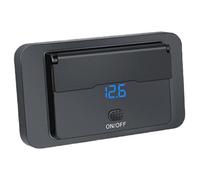 Niesel Porta di ricarica USB da 12 Volt, uscita USB RV - QC3.0 76 W, doppio caricatore - telefoni cellulari e, caricatore per auto per utenti domestici, utenti aziendali