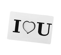 Niesel Spostare Il Trucco di Magia del Cuore, spostare Il la Carta Che appare nel Cuore - Trucchi Mago Primo Illusioni Mentalismo | Scheda a Forma di Cuore Che appare con Il