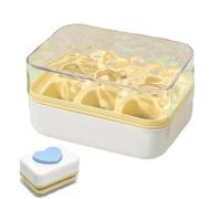 Niesel Stampo per cubetti di ghiaccio per congelatore, stampo per cubetti di ghiaccio con suddivisione in 6 posizioni e design facile da rimuovere | 6 scomparti divisi con facile rimozione per