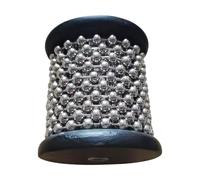 Niesel Strumento musicale,Strumento in legno | Agitatore manuale educativo - Strumento musicale a percussione in legno, agitatore a mano pop con perline in metallo per banda