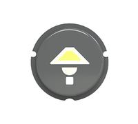 Niessen Free @ Home - Pulsante Simbolo luce Free Home Grigio