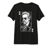Nietzsche Funny Philosophy - Carte da Gioco con Picche Maglietta Premium