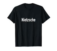 Nietzsche Maglietta con Stampa Grafica Economica