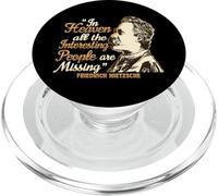 Nietzsche Quote Design per uno studente di filosofia PopSockets PopGrip per MagSafe