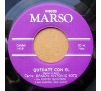 Nieves Quintero Y Sus Cuerdas 45 Canta: Ramon Antonio Soto: Quedate Contro El #