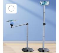 NIFBANG Supporto magnetico per telefono per registrazione, in alluminio, con angolo di altezza, regolabile, per scrivania, con braccio flessibile, treppiede per iPhone, per registrazione video, cucina