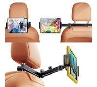 NIFBANG Supporto universale per tablet, supporto universale per cellulare, supporto per la testa dell'auto, supporto per poggiatesta per iPad iPhone serie/Samsung Tabs/Kindle/Switch e dispositivi da 4