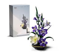 Nifeliz Botanicals Fiori Gladiolo Set Di Costruzione, Mazzo Di Fiori Adatto per La Decorazione dell'Ufficio Domestico, Un Regalo Ispirato alla Natura per Adulti (478 Pezzi, NF10332)