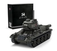 Nifeliz T34/85 Militare Panzer giocattolo da costruzione, WW2, set di mattoncini carro armato, regalo per adulti amanti militari (NF10270, 818 pezzi)