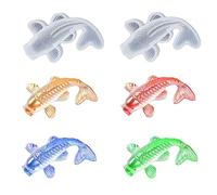Nifocc 2 stampi in resina epossidica a forma di pesce Koi a forma di pesce, forma di colata di cristallo, per carpe, gioielli in silicone, per fai da te, bonsai portachiavi