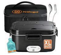 Nifogo Scaldavivande Elettrico Portatile 100W 1,8L 12V/24V/220V
