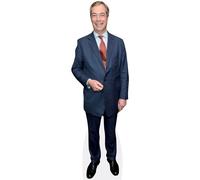 Nigel Farage (Red Tie) a grandezza naturale