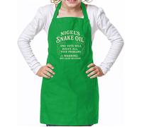 Nigel's Serpente Olio Reform - Unisex Bambini Grembiule - Nigel Funny Elezioni