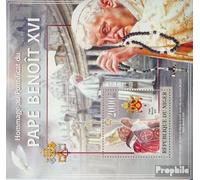 Niger Block 174 (Completa. Problema.) MNH ** MNH 2013 Papa Benedetto XV5 (Francobolli per i Collezionisti) Cristianesimo