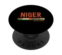 Niger Flag | Nigerian Vintage Distressed PopSockets PopGrip Adesivo
