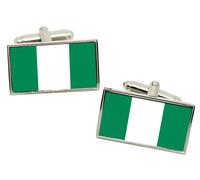 Nigeria Bandiera Gemelli IN Cromata Scatola Regalo