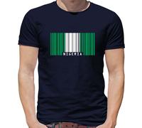 Nigeria Barre Bandiera T-Shirt - Abuja - Africa - Gulf Di Guinea - Paese