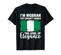 Nigeria Flag Proud Elegant Nigerian Boyfriend Girlfriend Maglietta