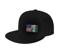 Nigerian Nigeria Flag Cappello Confortevole Cappello Hiphop Trendy Cappelli Golf per Corsa Tennis Adulto