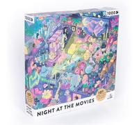 Night at the Movies: Movie Jigsaw Puzzle for Adults (1000 pieces) Filled with 10