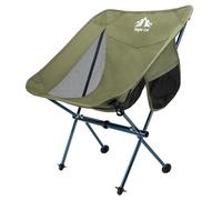 Night Cat Sedia da Campeggio Pieghevole Portatile Ultraleggero Sedie All'aperto con Tappetino Antiscivolo e Sacchetto di Stoccaggio per il Backpacking Pesca Picnic Viaggio Massimo di 150KG