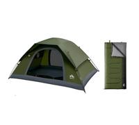 Night Cat Tenda da Campeggio per 1 Posti Impermeabile E Sacco a Pelo per Trekking