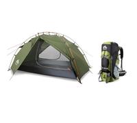 Night Cat Tenda da Campeggio per 2 Posti Impermeabile E 70L Zaini da Hiking per Trekking Escursionisti
