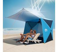 Night Cat Tenda da Spiaggia Pop Up: Riparo Dal Sole Per 3 4 Persone Ideale Per Picnic Campeggio Protezione UV UPF50+