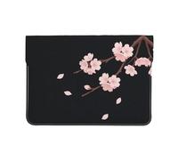 Night Cherry - Custodia protettiva in pelle PU per computer portatile, 13 pollici, per MacBook, borsa sottile per computer da viaggio quotidiano