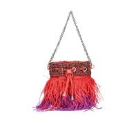 NIGHT ED.SMALL BUCKET WIRE Secchielli LA CARRIE Donna Rosso ABT037_LACA