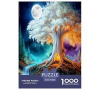 Night Falling Ancient Trees 1000 Pezzi Puzzle Classici Per Adulti E Bambini Da 14 Anni E Più Giochi Rilassamento E Intelligence Perfetto Per Appassionati Di Esperti - Regalo Per Amore E Amico 70x50cm