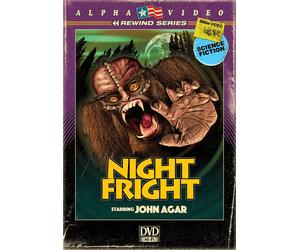 Night Fright (Retro Cover Art) (DVD) Bill Hollingsworth John Agar Bill Thurman