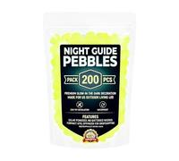 Night Guide Pebbles 200 Pieces Decorative Gravel Stepping Rocks