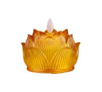 Night Lamp Buddha Lotuss Lamp Electric Candle Lamp Reusable Led Household X4L5