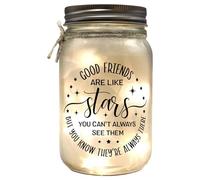 Night Light Jar Lamp - Desktop Decorative LED String Lights for Bedroom | Creative Desk Ornament, Soft Ambient Lighting, Dorm Room Tabletop Lamp, Portable Home Decoration, coziy Romantic Glow, Energy