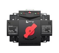 Night light series 2P 63A 125A 220V 230V 50/60Hz MCB type Dual Power Automatic transfer switch ATS 2 input 2 output(63A)