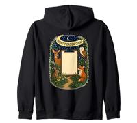 Night Meadow Count Osservazione Notturna della Fauna Felpa con Cappuccio