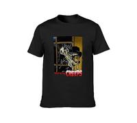 Night of The Creeps Retro 1980S Zombie Horror Sci Fi Movie Unisex Cotton Tee Shirt Men's Black T-Shirt 3XL