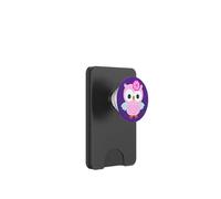 Night Owl Gifts Owls Pink Purple PopSockets PopWallet per MagSafe