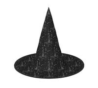 Night Paris Torre Eiffel stampa 2 Pack Halloween cappelli morbidi strega cappelli per carnevale mascherate tappi salvaspazio