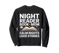 Night Reader Libro Mamma Notti Calma Storie Forti Felpa