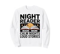 Night Reader Libro Mamma Notti Calma Storie Forti Felpa