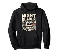 Night Reader Libro Mamma Notti Calma Storie Forti Felpa con Cappuccio