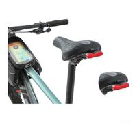 Night Ride - Cuscino per sellino con gancio per fanale posteriore | Gel di silicone ultra morbido, per struttura a nido d'ape, ammortizzante, riduce il dolore in bicicletta, dimensioni 26x16cm