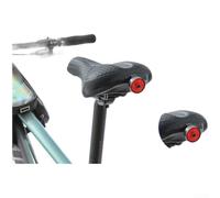 Night Ride - Cuscino per sellino con gancio per fanale posteriore | Gel di silicone ultra morbido, per struttura a nido d'ape, ammortizzante, riduce il dolore in bicicletta, dimensioni 26x16cm
