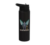 Night Shift With The Locals Umorismo Criptide Stainless Steel Insulated Water Bottle