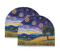 Night Sky Campagna Vorticoso Stella Acrilico Natale Portatovaglioli per Farmhouse Cocktail freestanding Tavolo Dispenser Tovagliolo Decorazione Casa