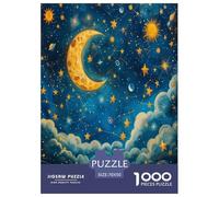 Night Sky Jigsaw Puzzle Impossible 1000Pcs Decorazione Per La Casa. Giochi Rilassamento E Intelligence Per Adulti E Ragazzi Da 14 Anni 70x50cm/1000pcs