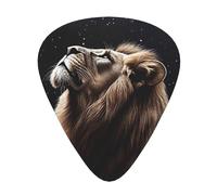 Night Sky Lion - Set regalo di plettri per chitarra acustica, elettrica e basso, regalo perfetto per gli amanti della chitarra e i musicisti
