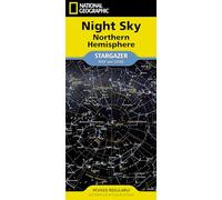 Night Sky Map - Northern Hemisphere Stargazer Folded Map by National Geographic | Waterproof Star Chart with Constellations, Planets & Celestial Events | Tear-Resistant Astronomy Reference Map